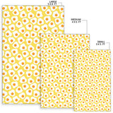 Fried Eggs Pattern Print Design 05 Area Rug