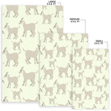 Little Young Goat Pattern Area Rug