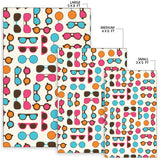 Sun Glasses Pattern Print Design 03 Area Rug