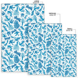 Coral Reef Pattern Print Design 01 Area Rug