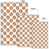 Lion Pattern Print Design 01 Area Rug