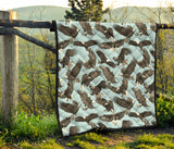 Eagle Pattern Print Design 01 Premium Quilt