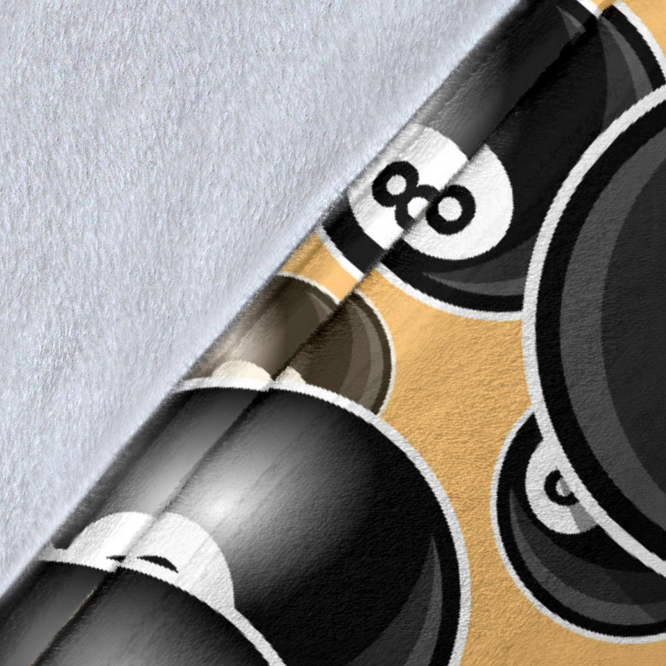 Billiard Ball Pattern Print Design 04 Premium Blanket