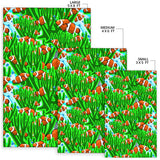 Clown Fish Pattern Print Design 01 Area Rug
