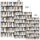 Piano Pattern Print Design 04 Area Rug