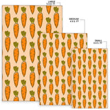 Carrot Pattern Print Design 04 Area Rug