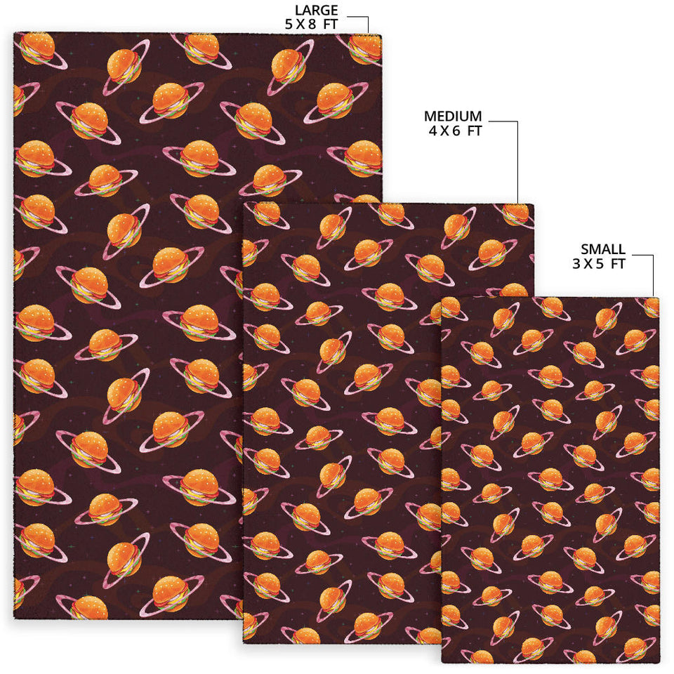 Hamburger Pattern Print Design 05 Area Rug