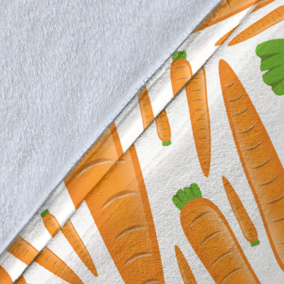 Carrot Pattern Print Design 02 Premium Blanket