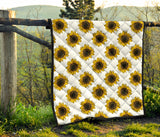 Sunflowers Design Pattern Premium Quilt