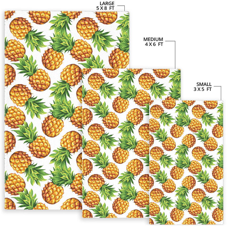 Pineapples Design Pattern Area Rug
