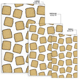 Bread Toast Pattern Print Design 03 Area Rug