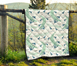 Crocodile Diver Pattern Premium Quilt