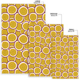 Passion Fruits Slice Pattern Area Rug