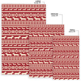 Dachshund Nordic Pattern Area Rug