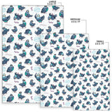 Pigeon Pattern Print Design 02 Area Rug