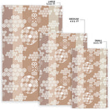 Beautiful Hexagon Japanese  Pattern Area Rug