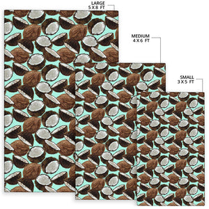 Coconut Pattern Print Design 03 Area Rug