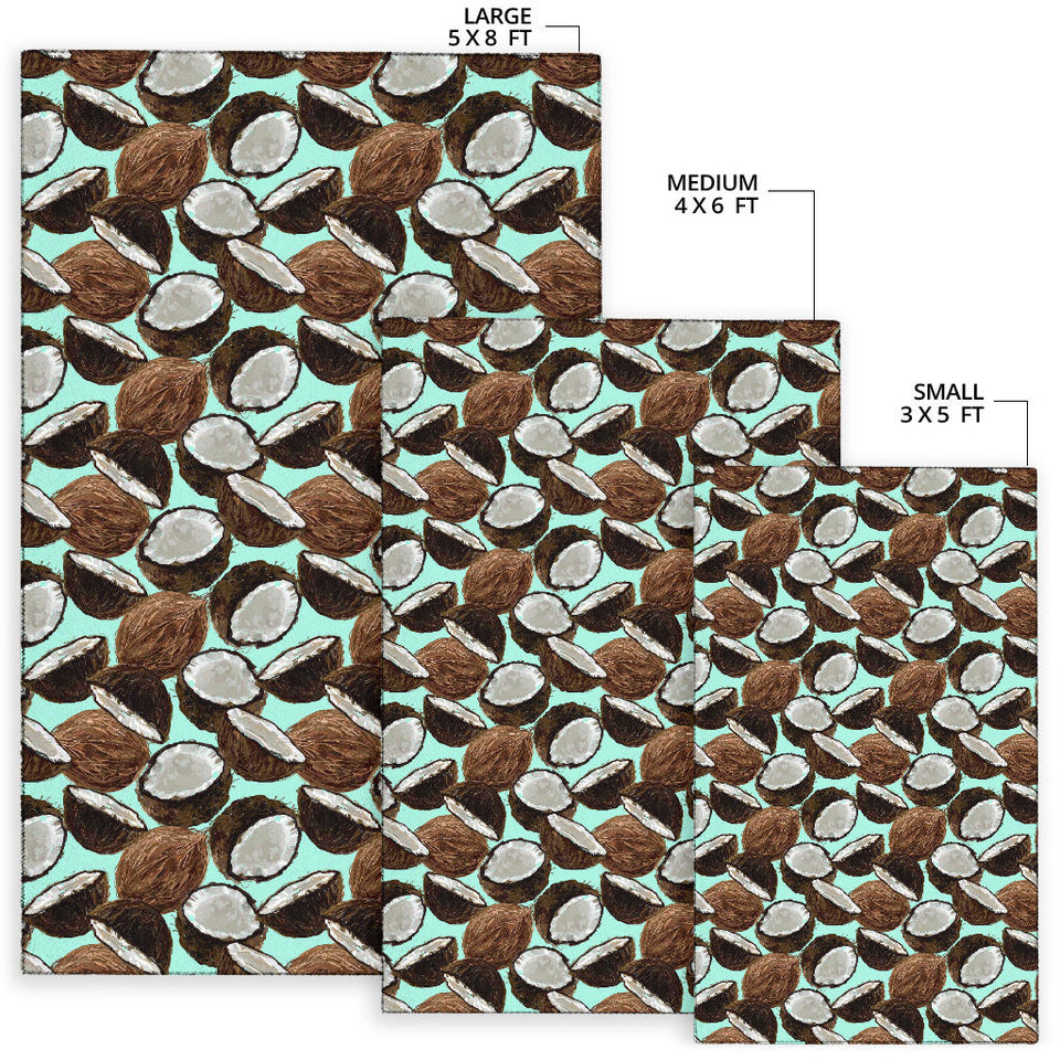 Coconut Pattern Print Design 03 Area Rug