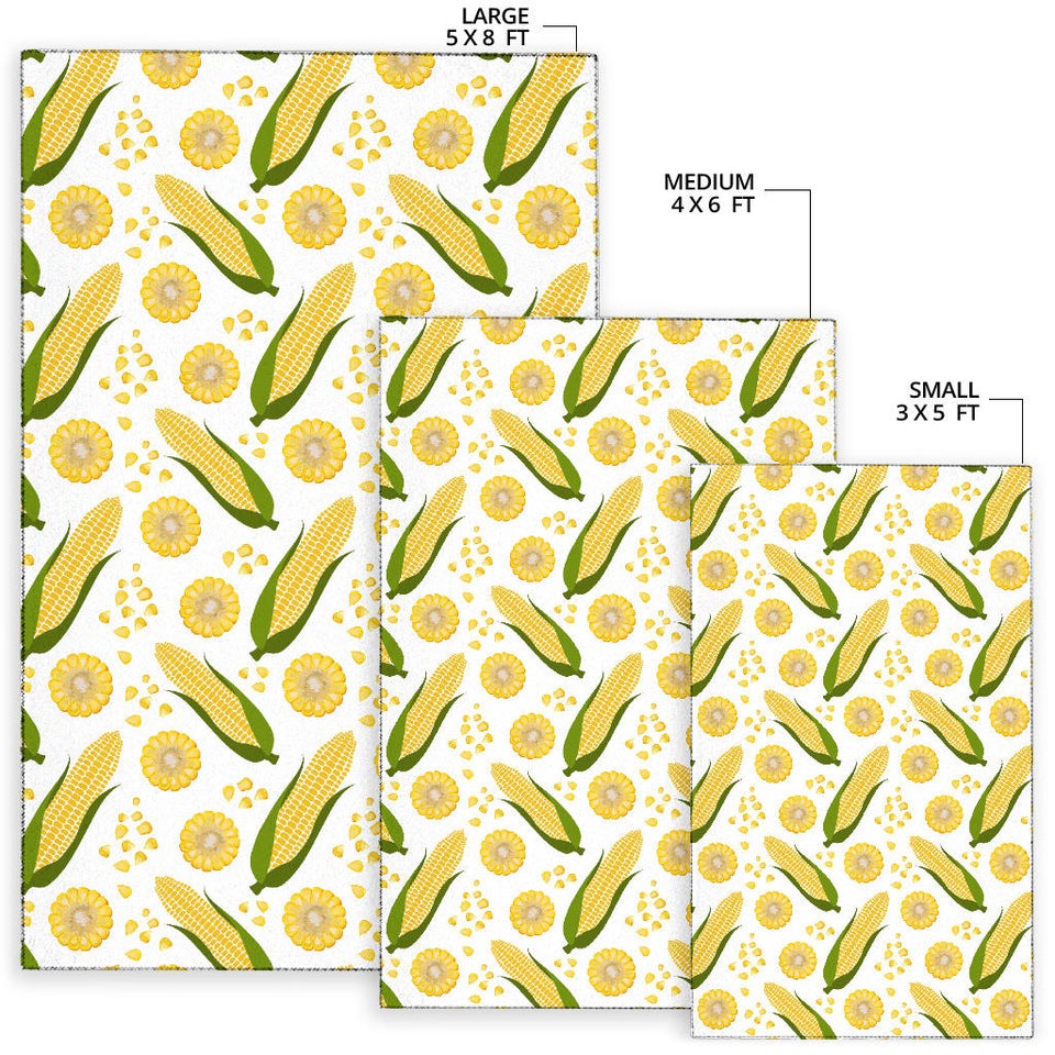 Corn Pattern Print Design 05 Area Rug