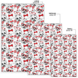Yorkshire Terrier Pattern Print Design 04 Area Rug