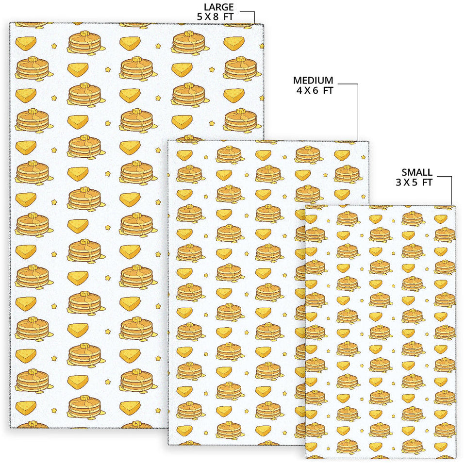 Pancake Pattern Print Design 03 Area Rug