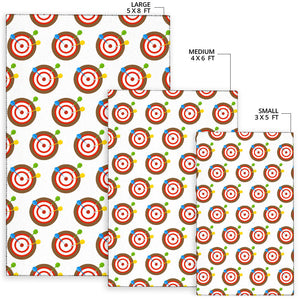 Darts Pattern Print Design 04 Area Rug