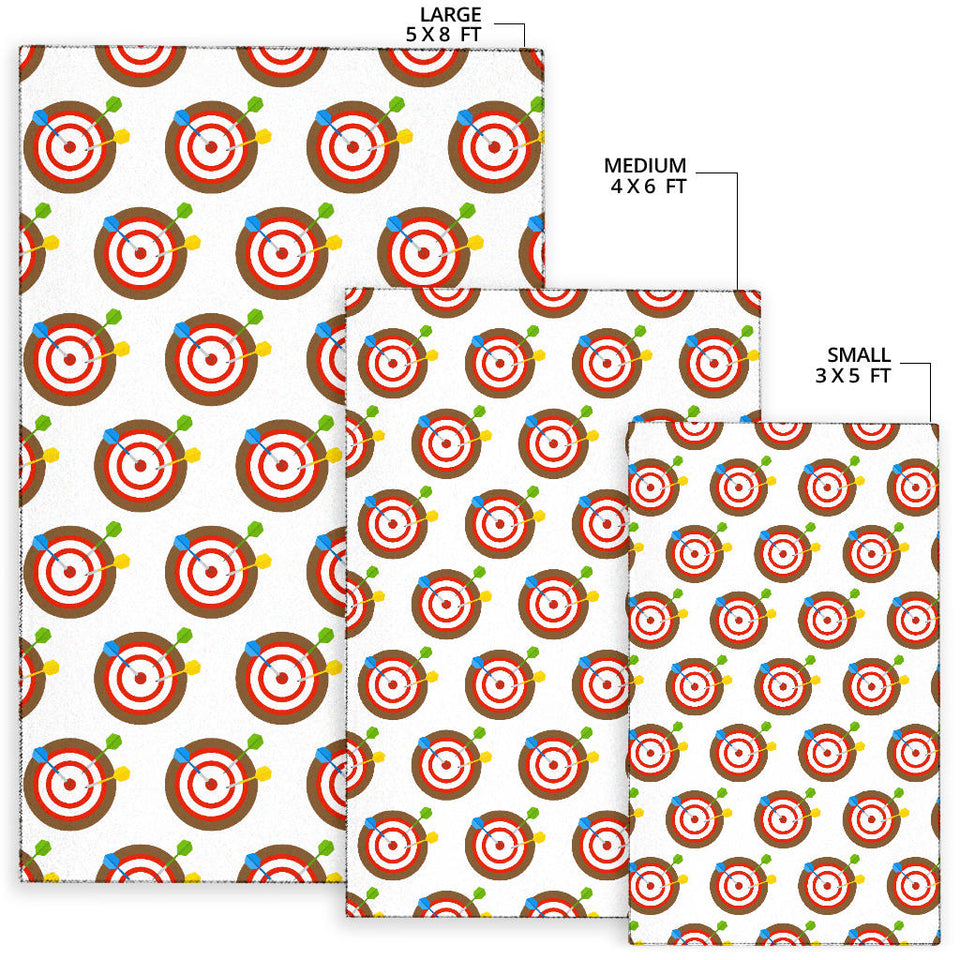 Darts Pattern Print Design 04 Area Rug