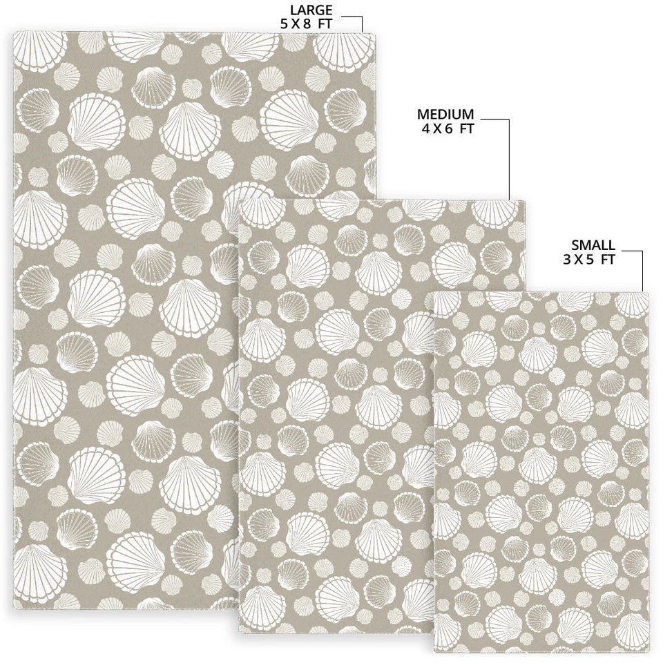 Scallop Shell Pattern Area Rug
