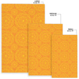 Orange Traditional Indian Element Pattern Area Rug