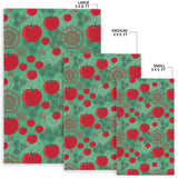Tomato Design Pattern Area Rug