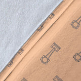 Engine Piston Cream Background Pattern Print Design 04 Premium Blanket