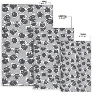 Sun Glasses Pattern Print Design 04 Area Rug