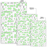 Chemistry Periodic Table Pattern Print Design 03 Area Rug