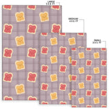 Bread Toast Pattern Print Design 05 Area Rug