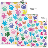 Dog Paws Pattern Print Design 01 Area Rug