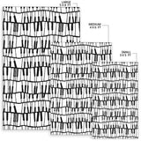 Piano Pattern Print Design 03 Area Rug