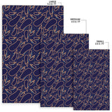Eggplant Pattern Print Design 04 Area Rug