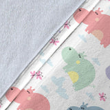 Hippopotamus Pattern Print Design 03 Premium Blanket