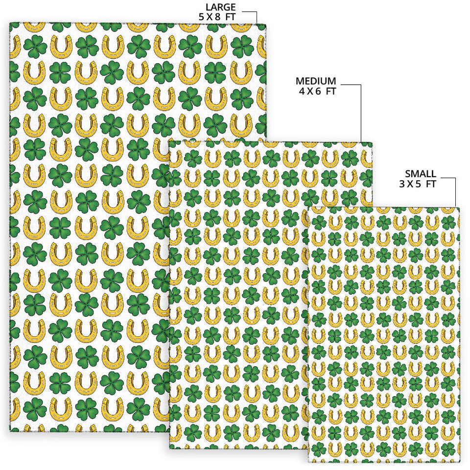 Horseshoes Pattern Print Design 04 Area Rug