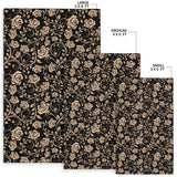 Rose Pattern Print Design 04 Area Rug