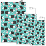 Hedgehog Pattern Print Design 03 Area Rug