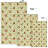 Yorkshire Terrier Pattern Print Design 01 Area Rug