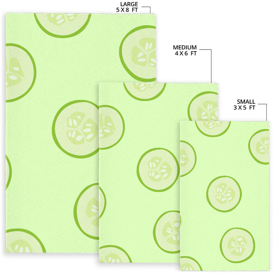Cucumber Pattern Area Rug