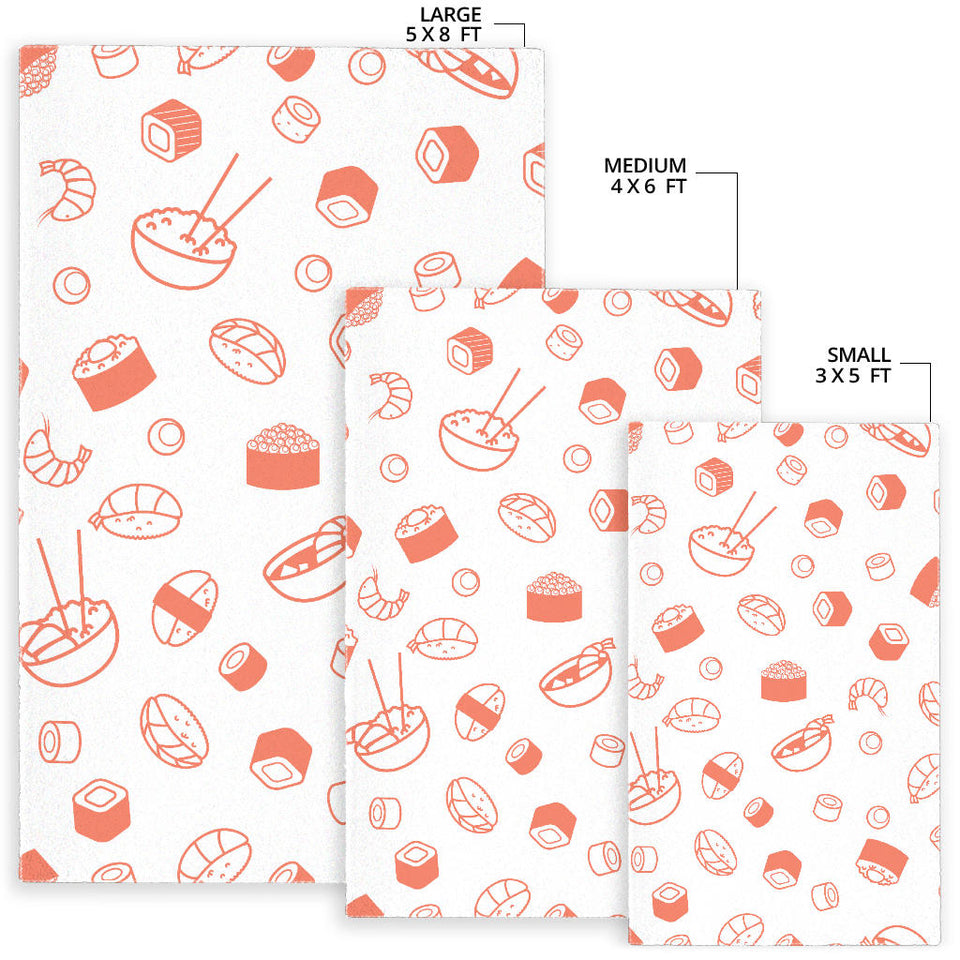Sushi Pattern Area Rug