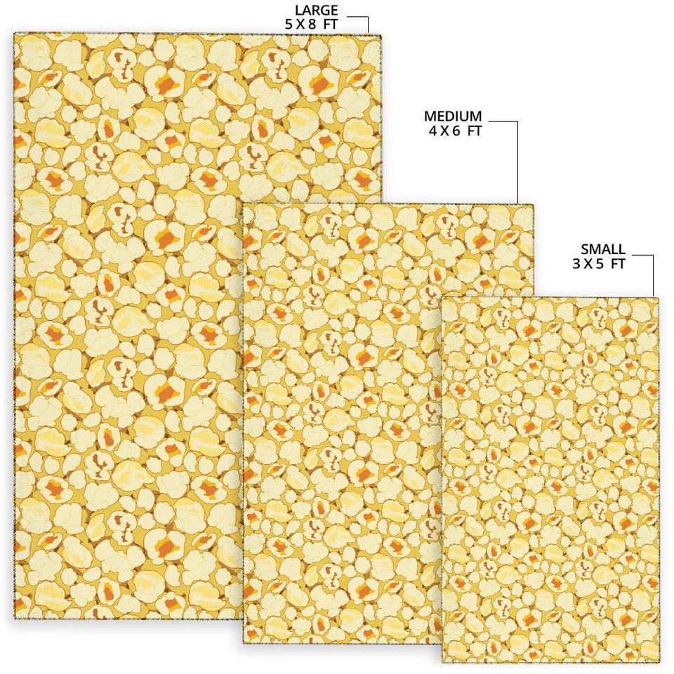 Popcorn Pattern Print Design 04 Area Rug