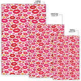 Lips Pattern Print Design 01 Area Rug