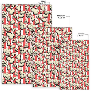 Popcorn Pattern Print Design 05 Area Rug