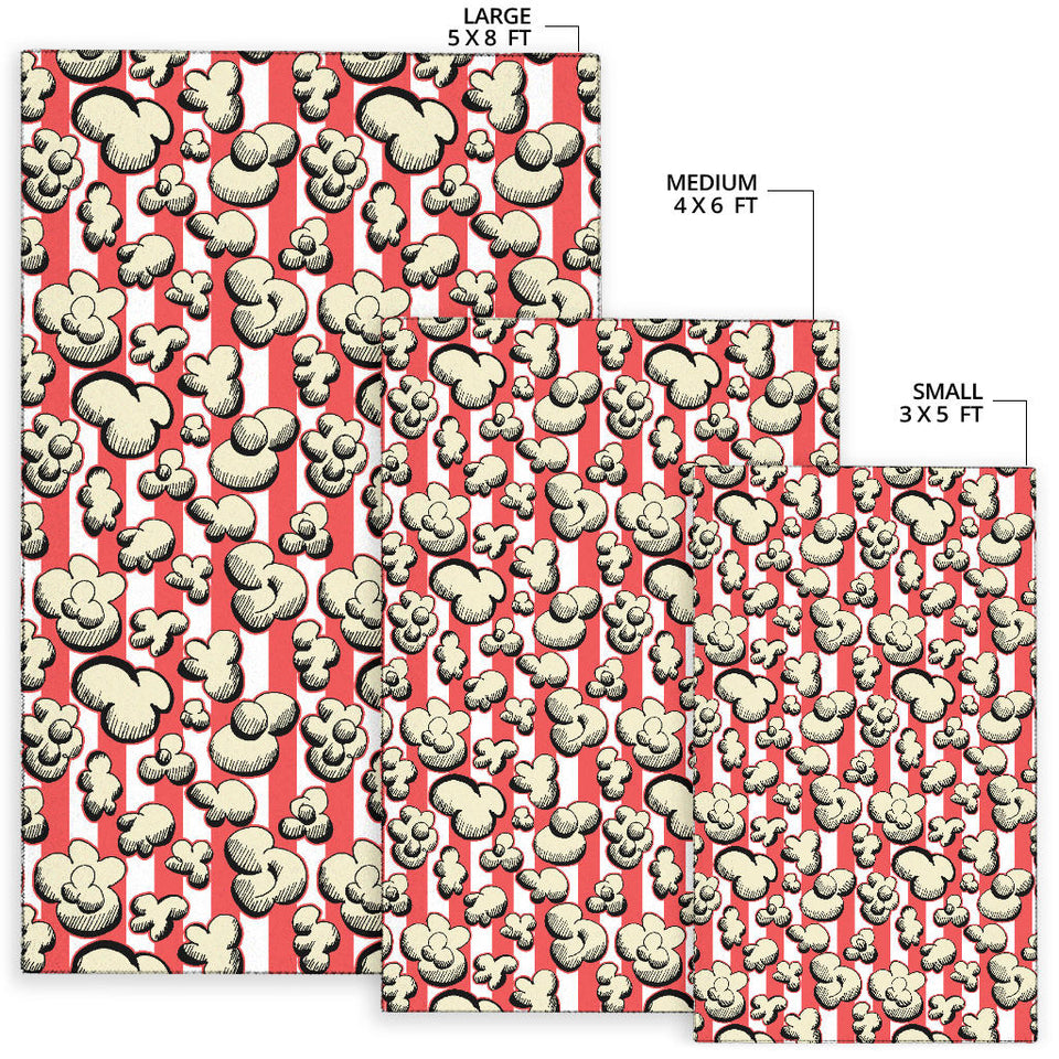 Popcorn Pattern Print Design 05 Area Rug