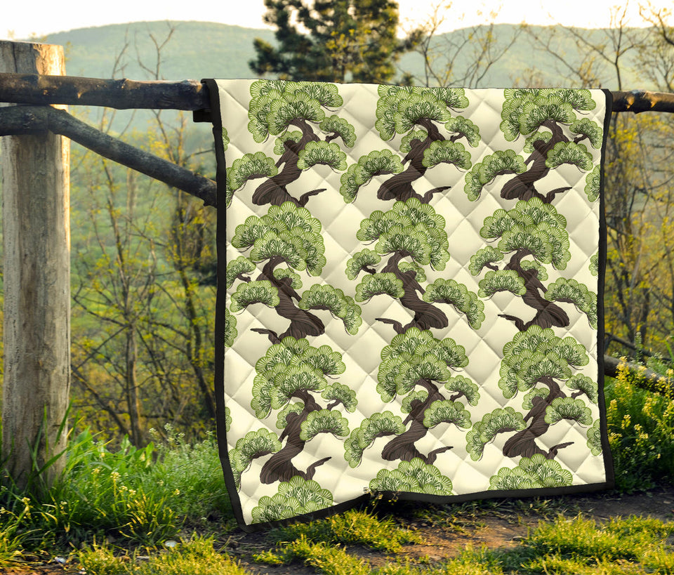 Bonsai Pattern Premium Quilt