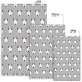 Bull Terrier Pattern Print Design 05 Area Rug